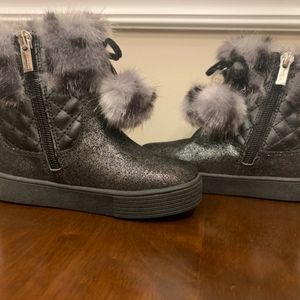Stuart Weitzman Fur Boots Girls Size 8